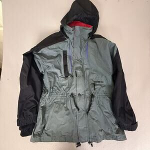 Vintage Obermeyer Arrowhead Ski Jacket Mens L Hooded Fleece Lined Korea